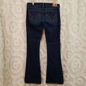 Hollister Cali Flare Denim Blue Jeans Size 7